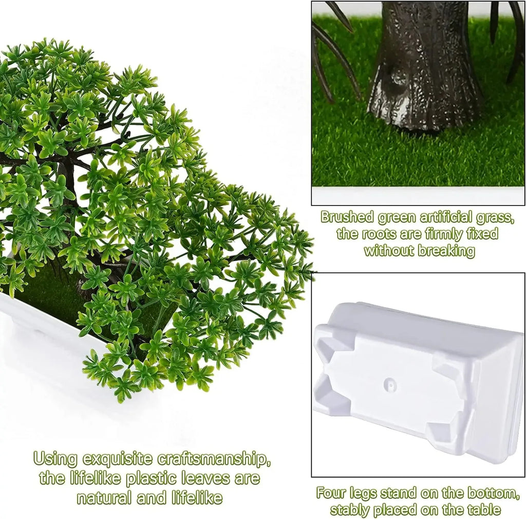 Artificial Bonsai Tree — Decorative Faux Plant for Home & Garden