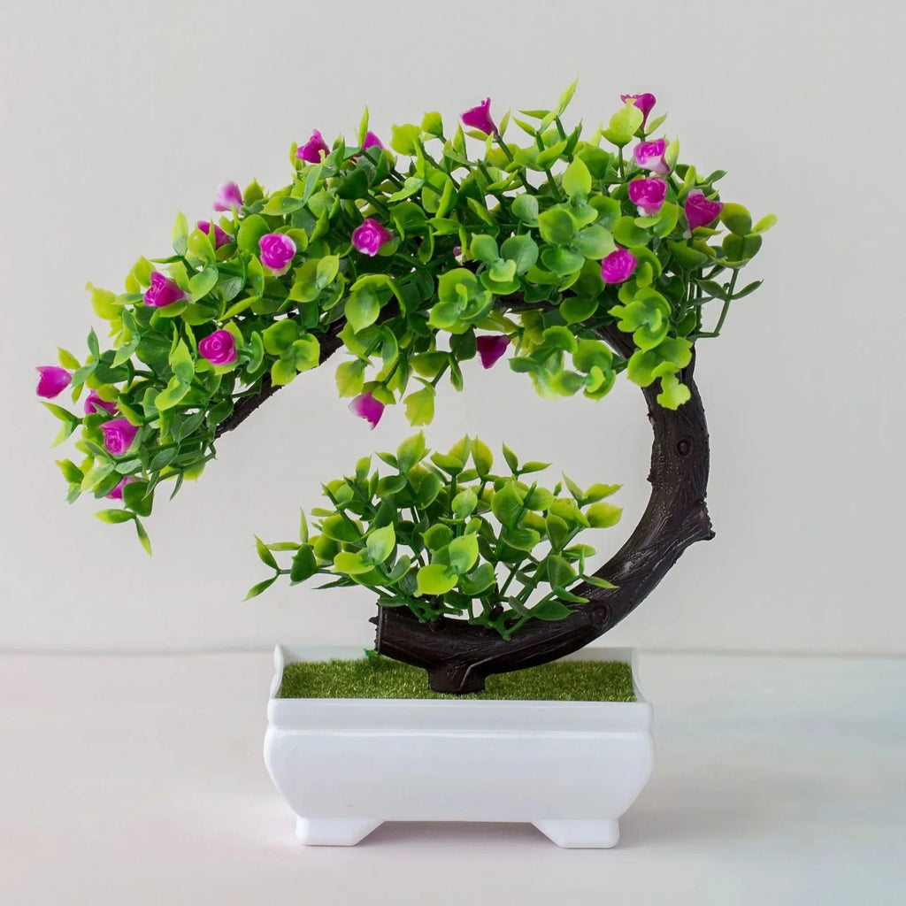 Artificial Bonsai Tree — Decorative Faux Plant for Home & Garden