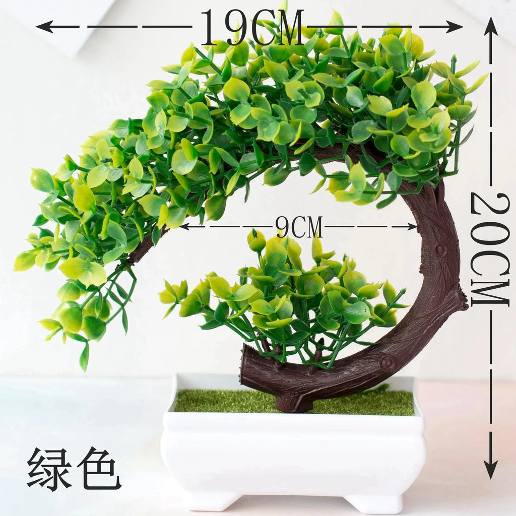 Artificial Bonsai Tree — Decorative Faux Plant for Home & Garden