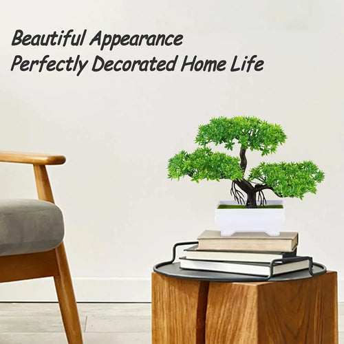 Artificial Bonsai Tree — Decorative Faux Plant for Home & Garden
